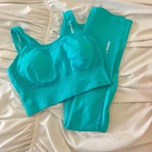 Gymshark Set Tropical Blue